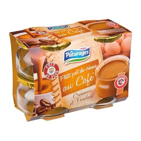 Paturages Pat.Petit Pot Crem.Cafe 4X100G