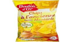 Bouton Or Chips Moutarde 150G