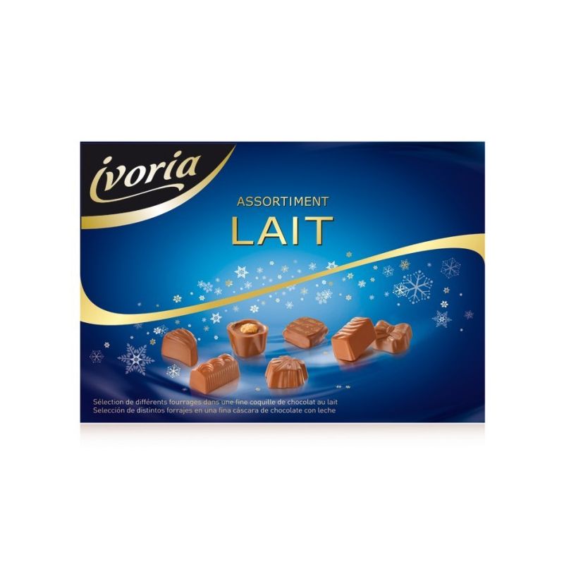 Ivoria Bte Assort Lait 445G