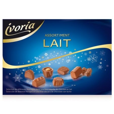 Ivoria Bte Assort Lait 445G