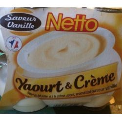 Netto Yrt/Creme Vanill4X125G