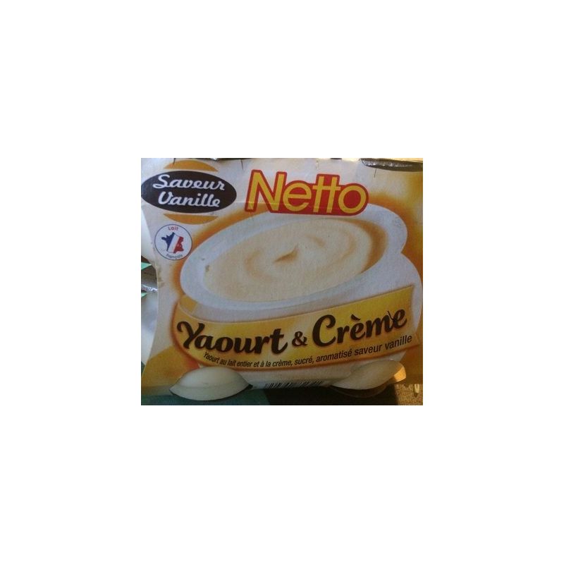 Netto Yrt/Creme Vanill4X125G