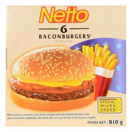 Netto Bacon Burger 6X135G
