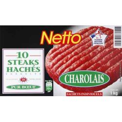Netto Nett.10Steak Hach.Charol.15%1K