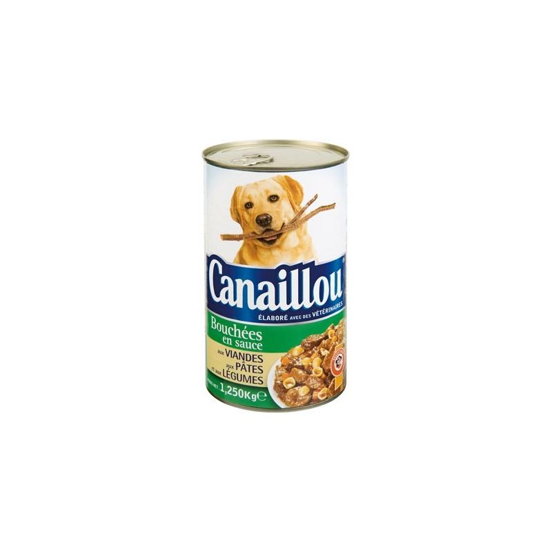 Canaillou Bouchées En Sauce Viandes Pates Carottes 1250G