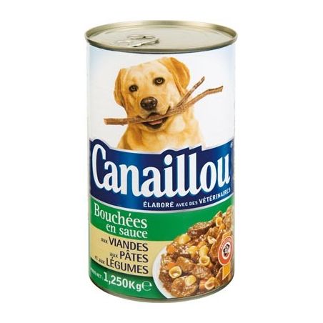 Canaillou Bouchées En Sauce Viandes Pates Carottes 1250G