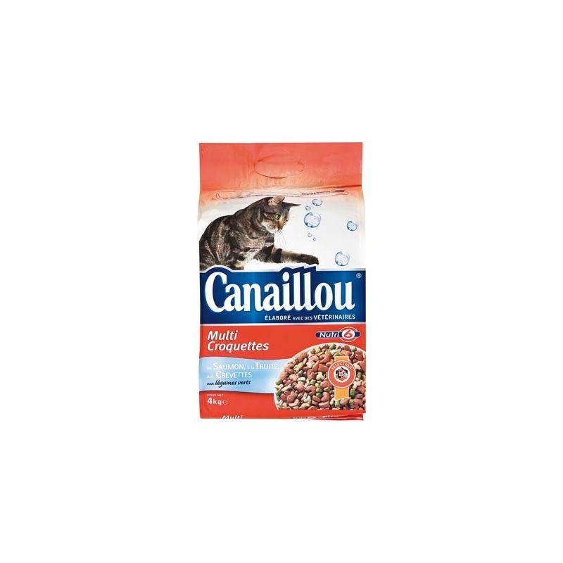 Canaillou Croquettes Au Saumon Et Aux Légumes Pour Chat Adulte 4 Kg