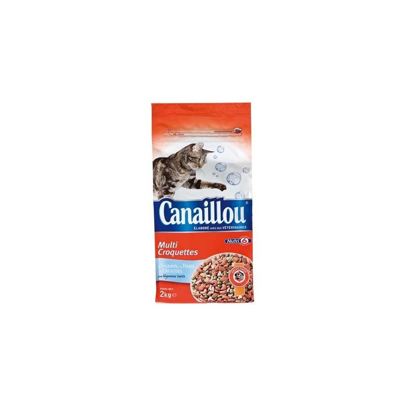 Canaillou Multi Croquettes Poisson 2Kg
