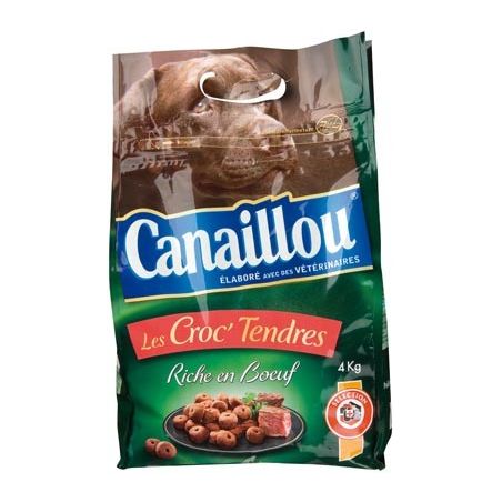 Canaillou Croquettes Les Croc' Tendres Bœuf 4Kg