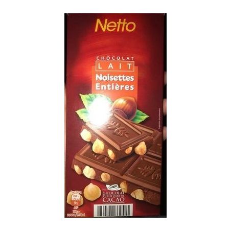 Netto Lait Noisettes 200G