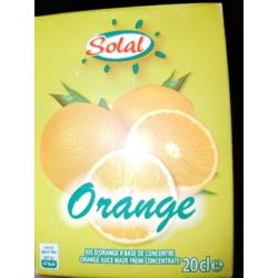 Solal Jus D Orange Abc 6X20Cl + Paille