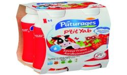 Paturages Pat.P Tit Yab Fraise 4X180G