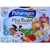 Paturages Pat.Pcket Frais/Abricot 6X90G