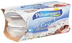 Paturages Pat.Yaourt&Creme Stracci4X125G