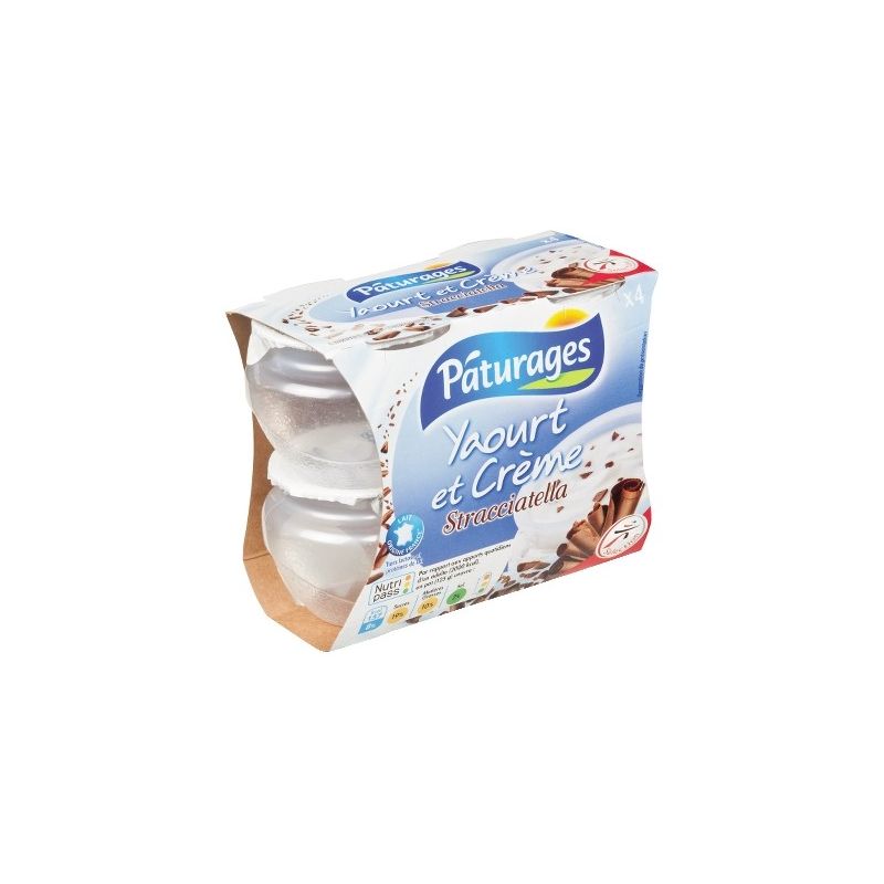 Paturages Pat.Yaourt&Creme Stracci4X125G