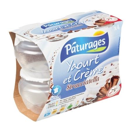 Paturages Pat.Yaourt&Creme Stracci4X125G