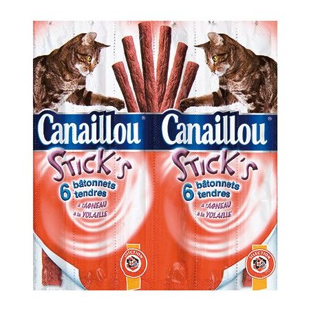 Canaillou Canaill.Stick Viande Chat 6X5G