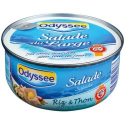 Odyssee Salade Riz Thon 250 G