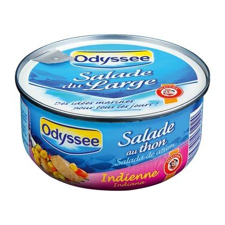 Odyssee Salade Thon Indi. 250G