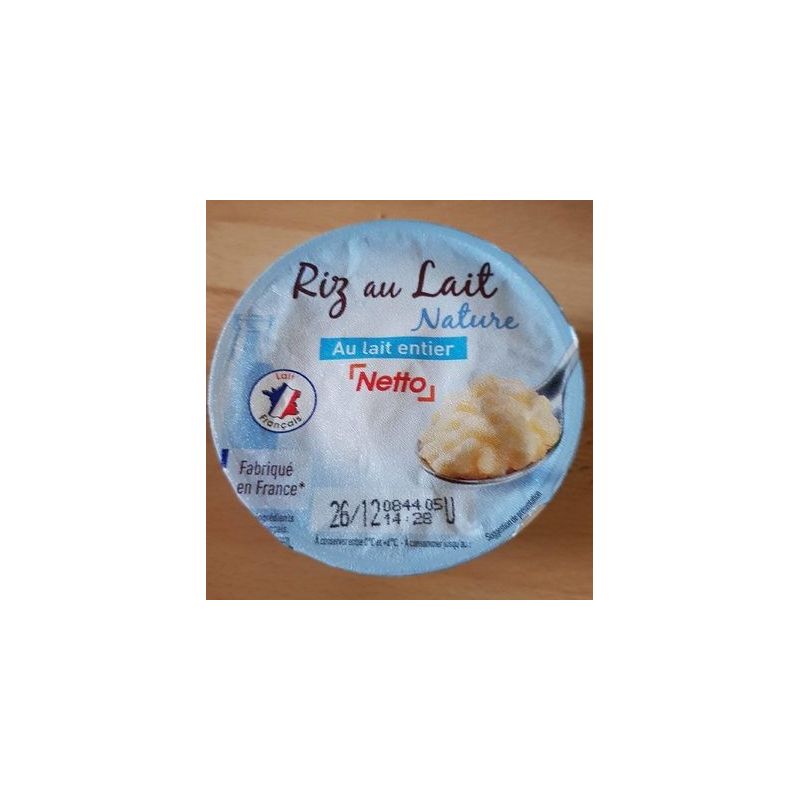 Netto Riz Lait Entier 200G