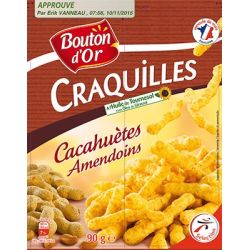 Bouton Or B.Or Craquille Cacahuetes 90G