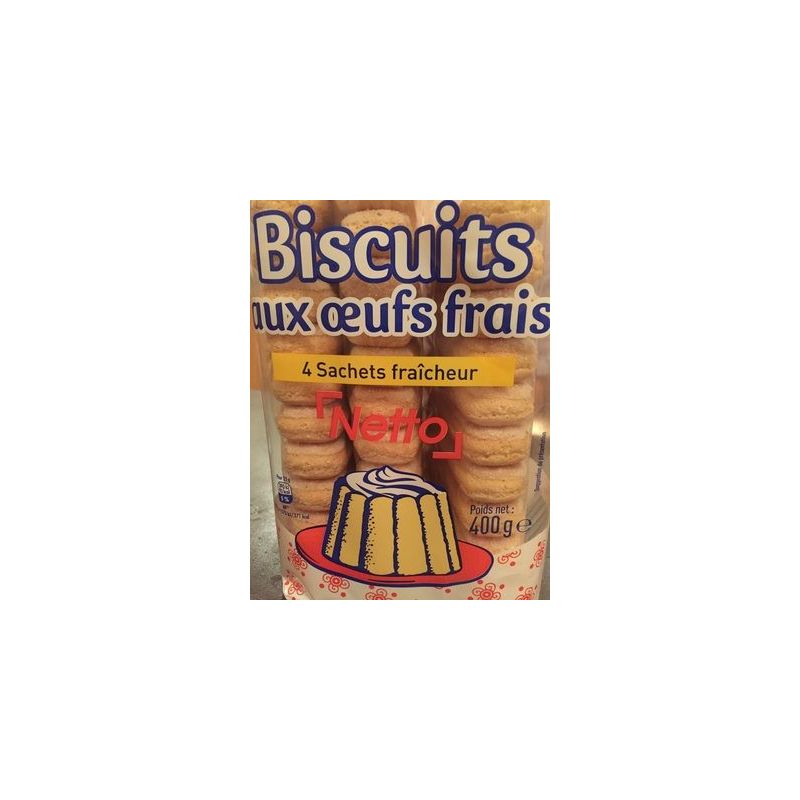 Netto Biscuit Œufs Frais 400G