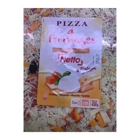 Netto Pizza Aux Fromages 450G