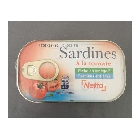 Netto Sardin.Tomat 207G 3X1/10