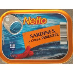 Netto Sardines Piment135G