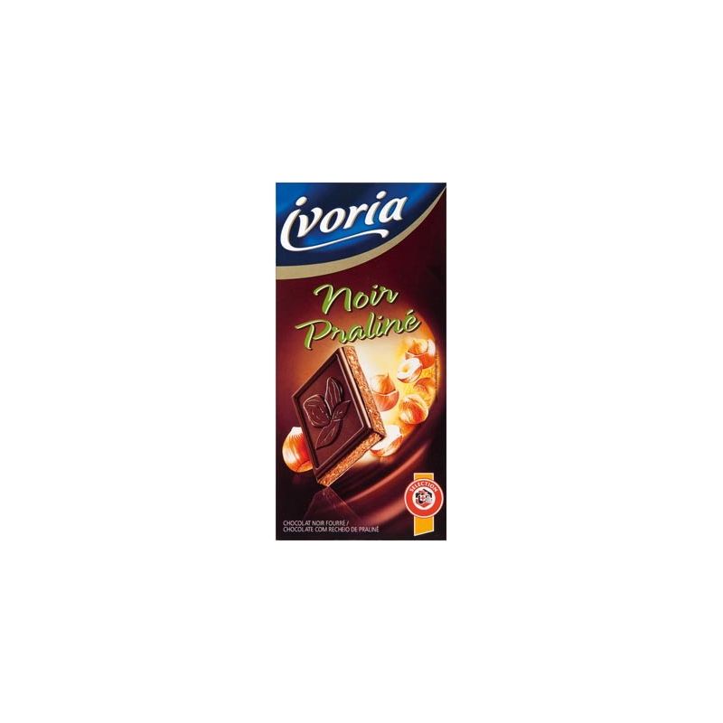 Ivoria Choc Noir Praline 150G