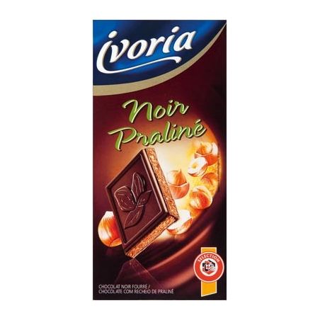 Ivoria Choc Noir Praline 150G