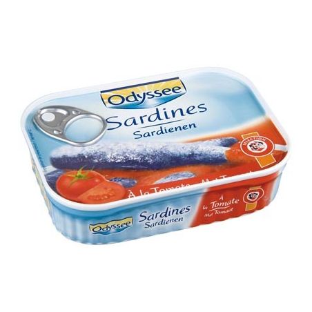 Odyssee Odysse Sardine Tomate 135G 1/5