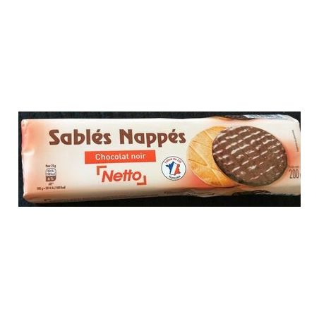 Netto Nappe Choco Noir 200G