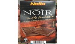 Netto Choc.Noir Truf.Feves150G