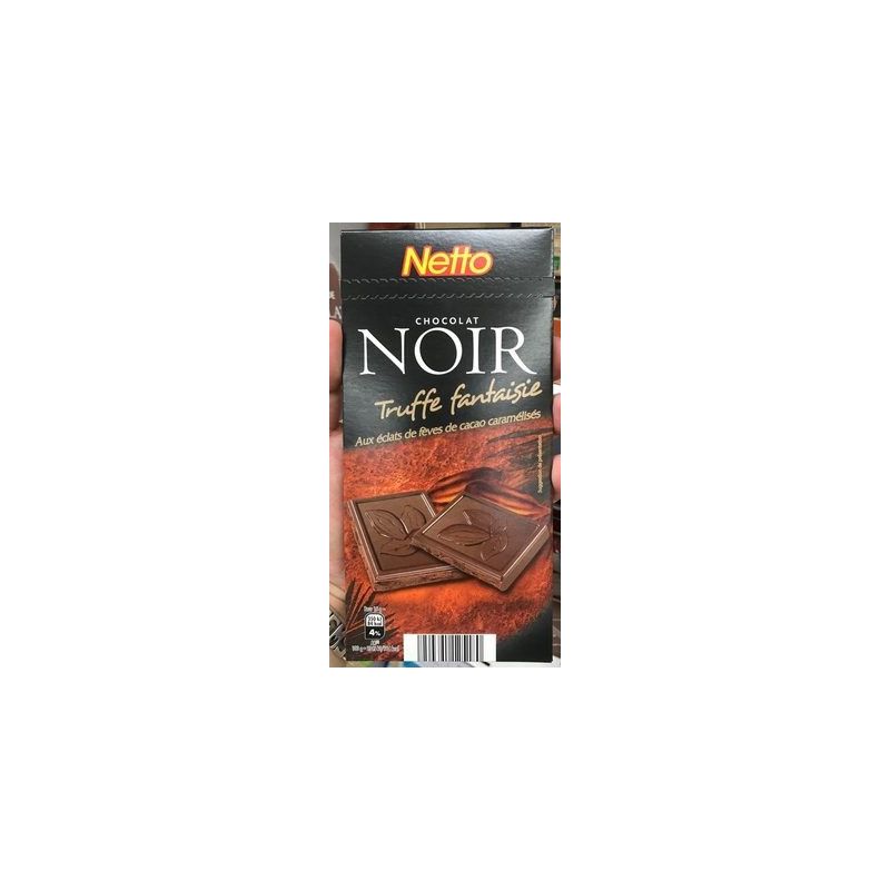 Netto Choc.Noir Truf.Feves150G