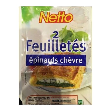 Netto Feuillete Chevre2X140G