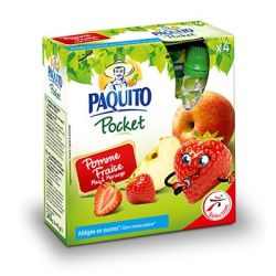 Paquito Pomme Fraise All4X90G