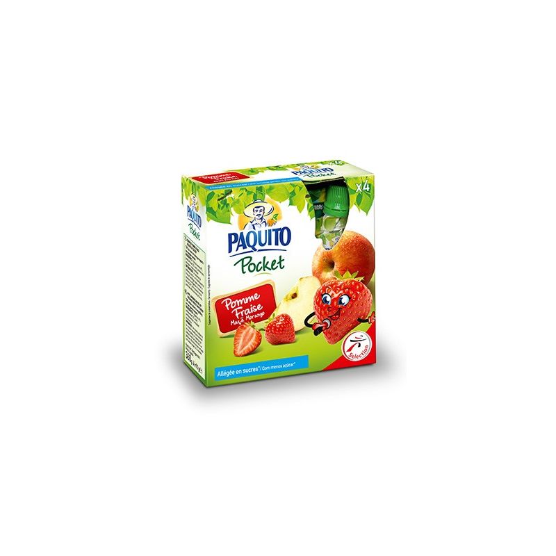 Paquito Pomme Fraise All4X90G