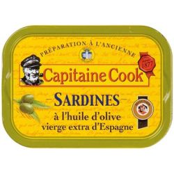 Cpt Cook Sardines H.Olive 1/6 115G
