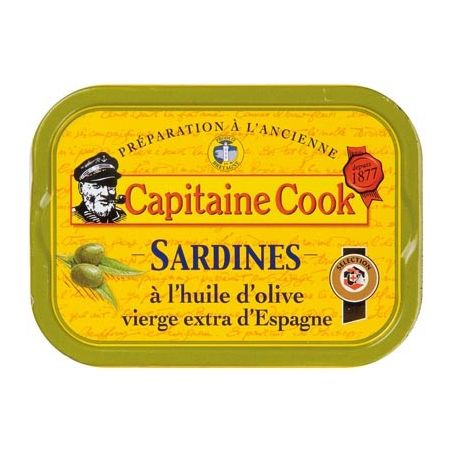 Cpt Cook Sardines H.Olive 1/6 115G