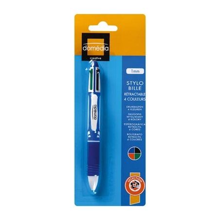 Domedia 1 Stylo Bille 4 Coul