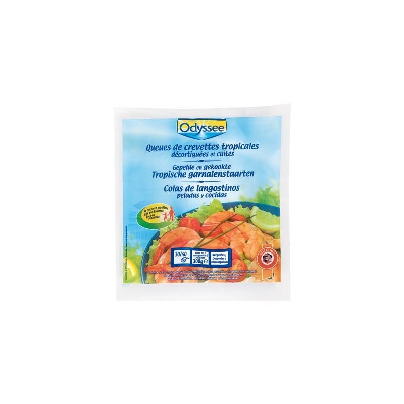 Odyssee Odysse Queue Crevet Cuit 300G