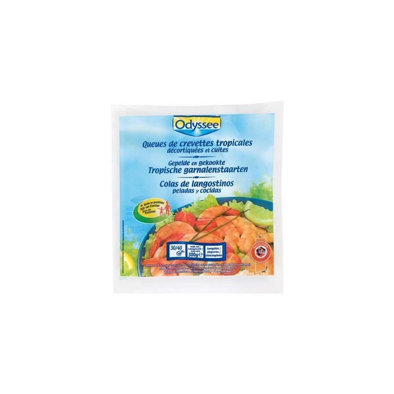 Odyssee Odysse Queue Crevet Cuit 300G