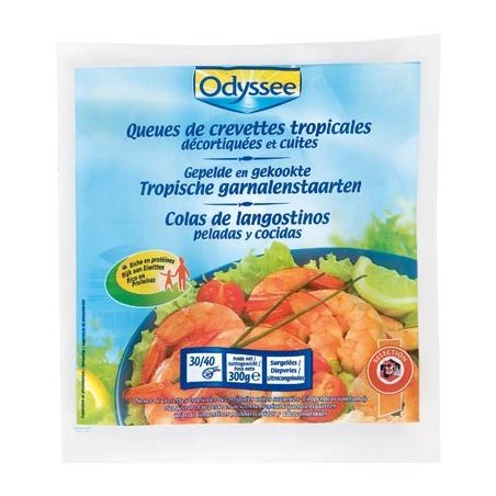 Odyssee Odysse Queue Crevet Cuit 300G