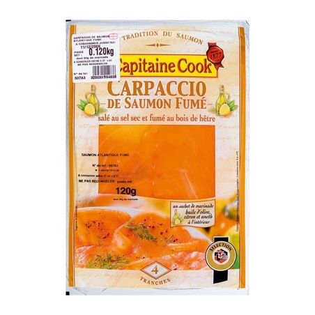 Capitaine Cook Carpacio Saum + Sce 130G