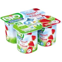 Paturages Pat.Yt Biologique Fraise4X125G