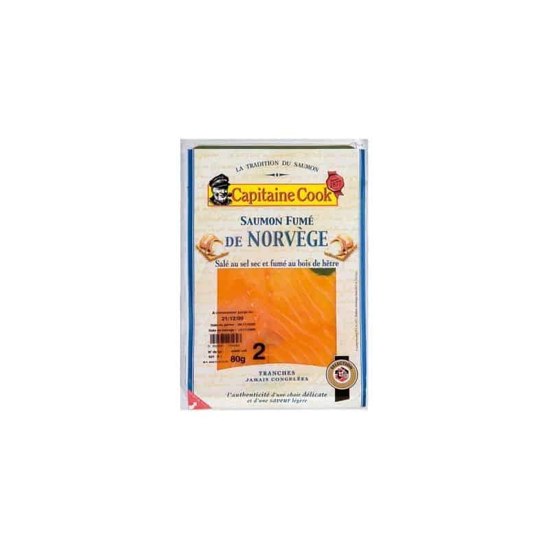 Capitaine Cook Saumon Fume Norv.2Tr 80G