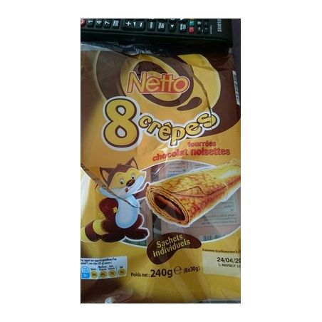 Netto Crep Choco Noisetx8 240G