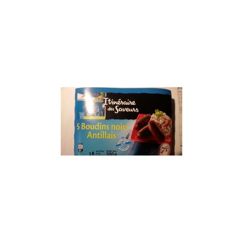 Itineraire Des Saveurs Ids Boudin Noir Antill X5 300G