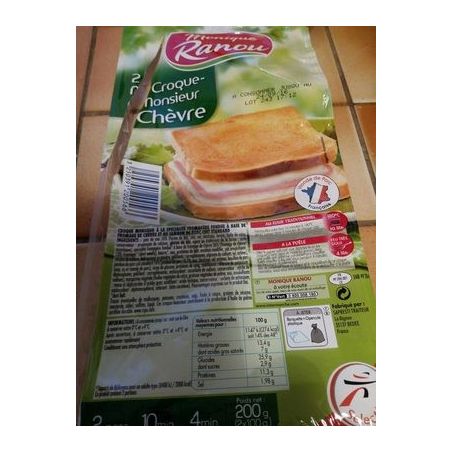 Ranou 2 Croques Chevre 200G